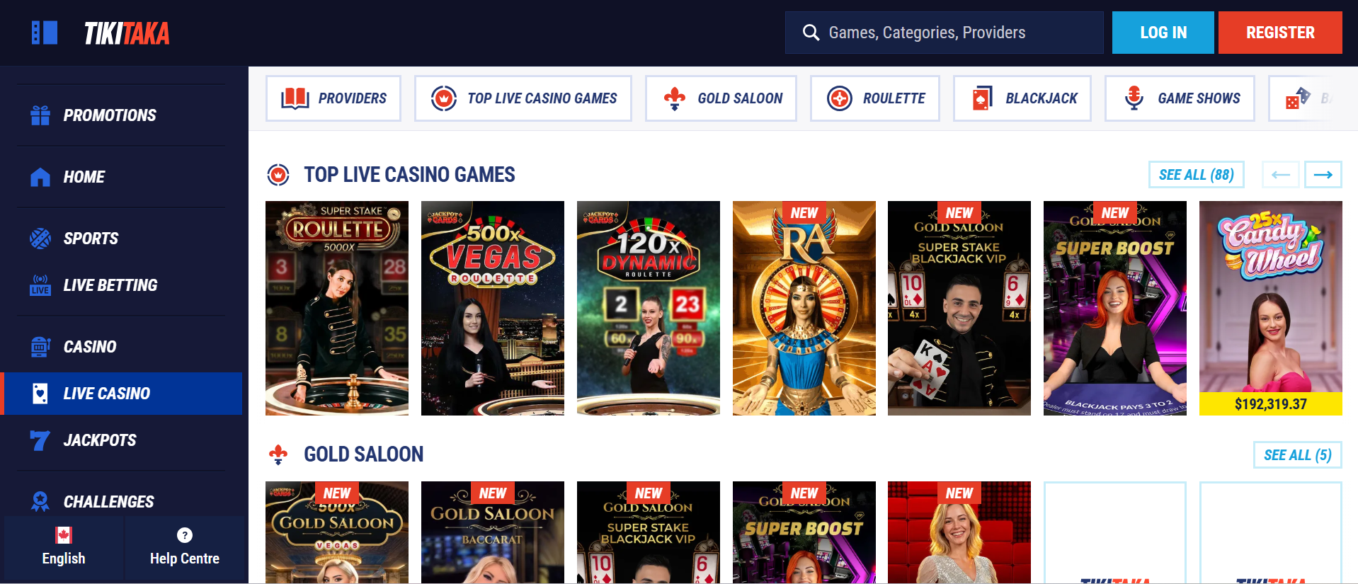 TikiTaka online pokies